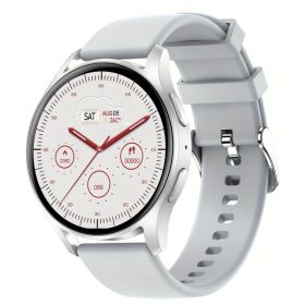 Trendy Smart Watch, Smart Watch For Men And Women, Make,answer Calls, Wireless Smart Watch, Fitness Tracker With Calorie Tracker, Pedometer, Text (Option: Gray)